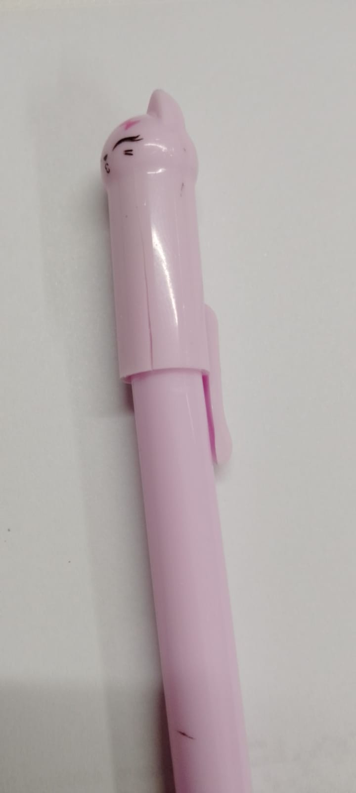 Minor Fault - Cute Cat Gel Pen - Flamingo Pink