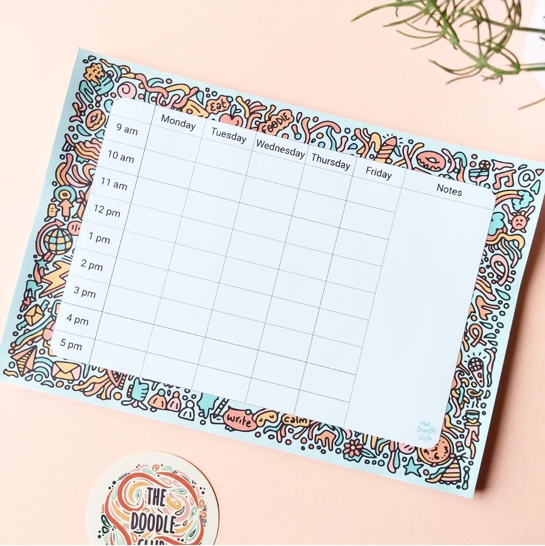 A5 Weekly Agenda Planner