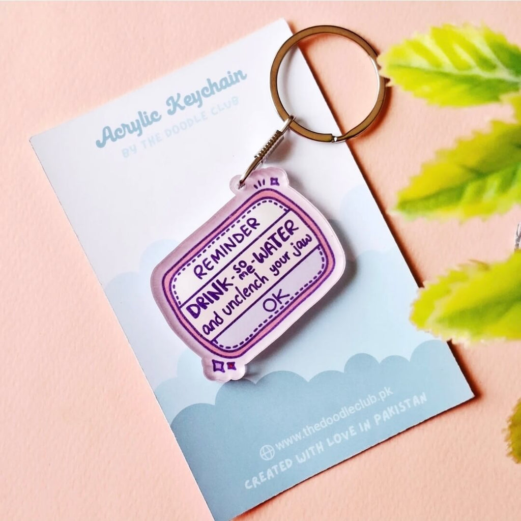 Minor Fault - Reminder Drink some Water Acrylic Keychain