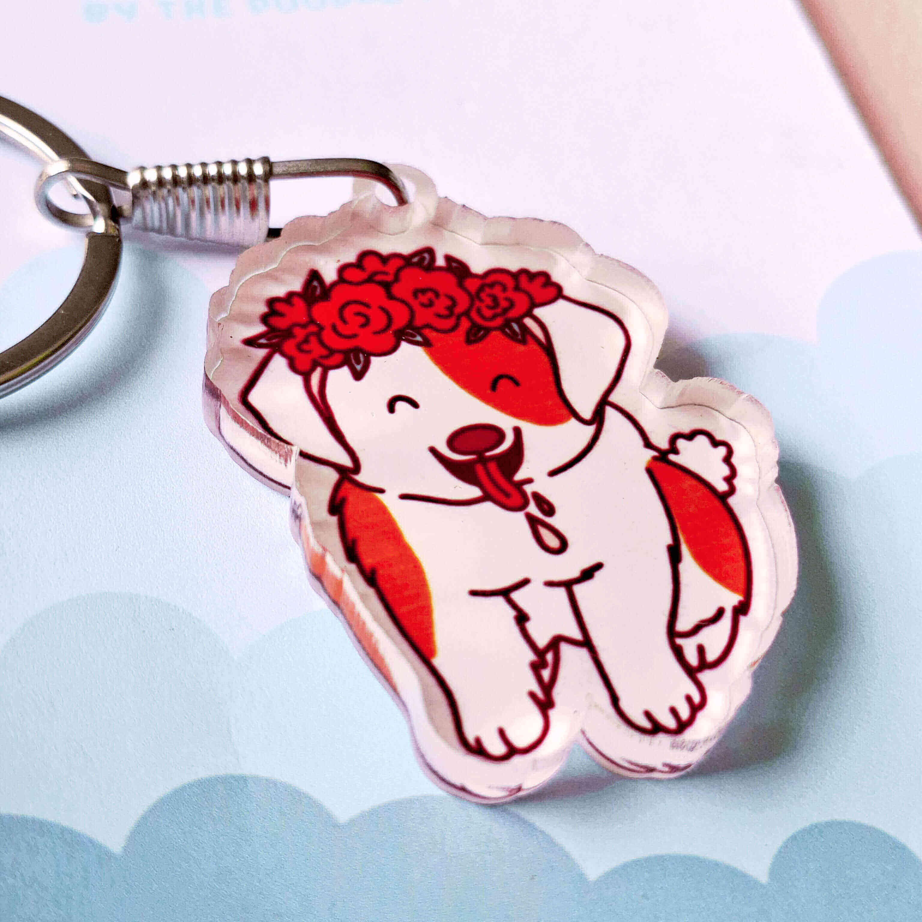 Set of 2 Doggo Acrylic Keychain