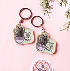 Aloe you very much - plant Acrylic Keychain