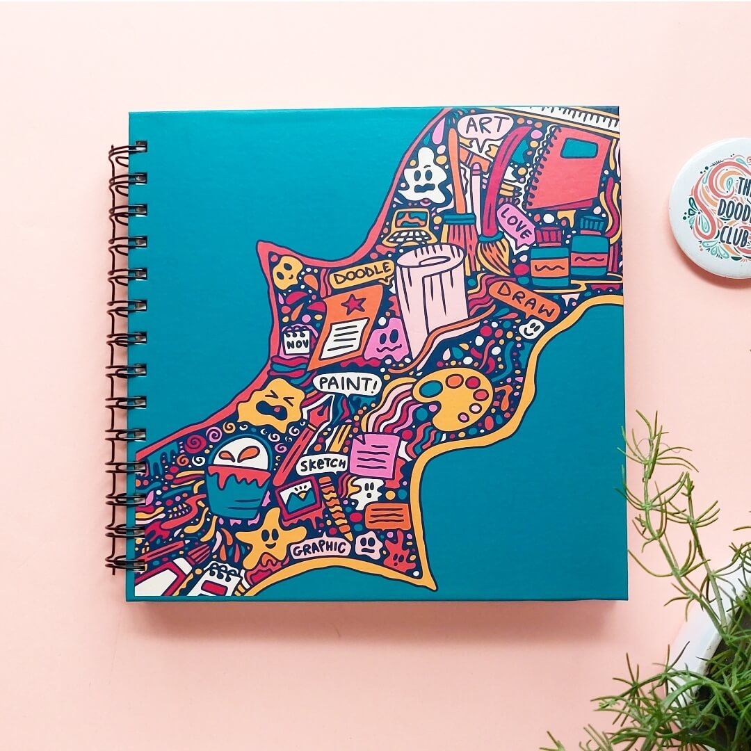 Art Blast Sketchbook - Teal Green