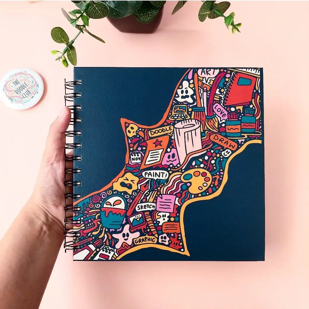 Art Blast - Dark Blue/Grey Sketchbook