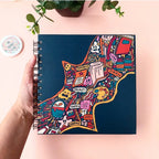 Art Blast - Dark Blue/Grey Sketchbook