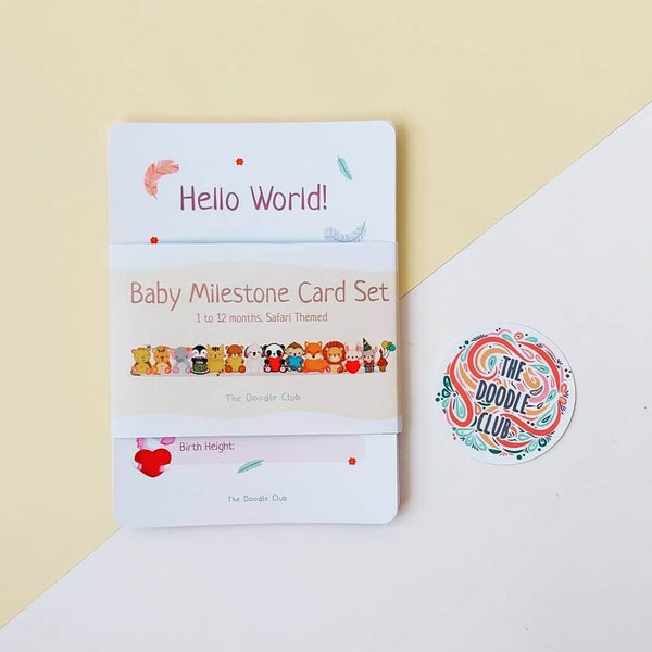 Baby Milestone Card Pack (Pre-paid)