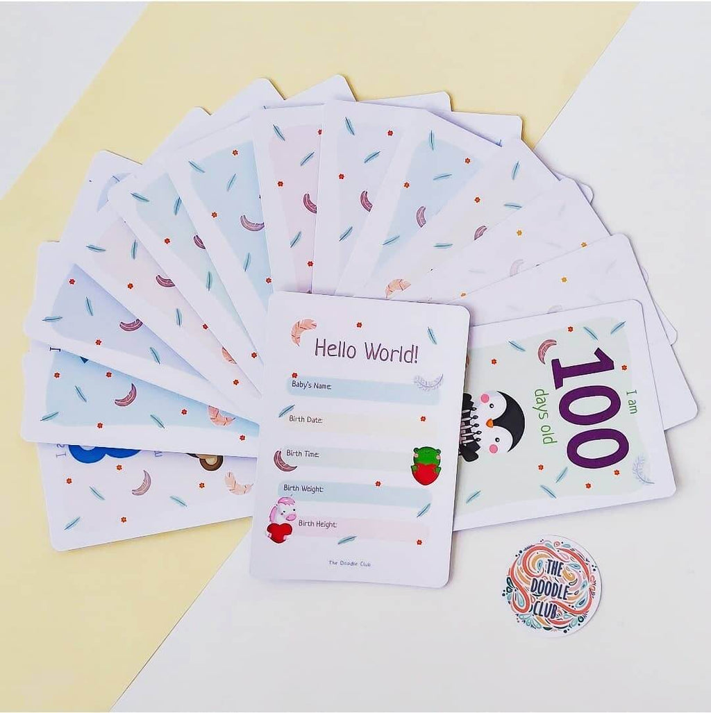 Baby Milestone Card Pack (Pre-paid)