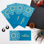 Bahama Blue Eid Mubarak Envelopes