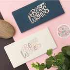 Best Wishes - Offwhite Envelopes