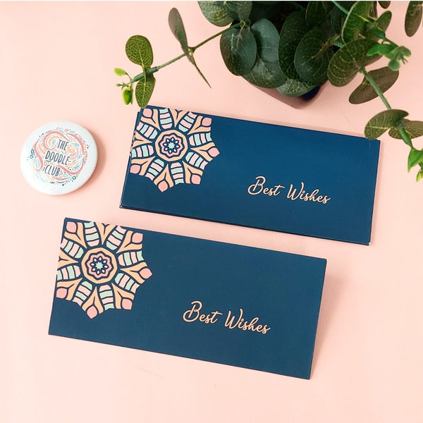 Best Wishes Deep Mandala Envelopes