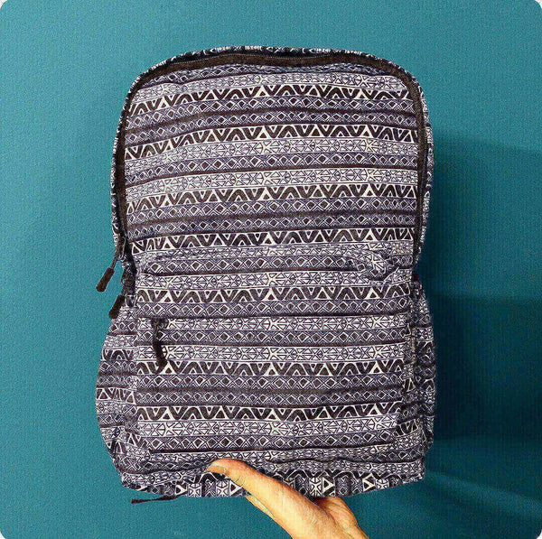 Black and white Doodle - Backpack