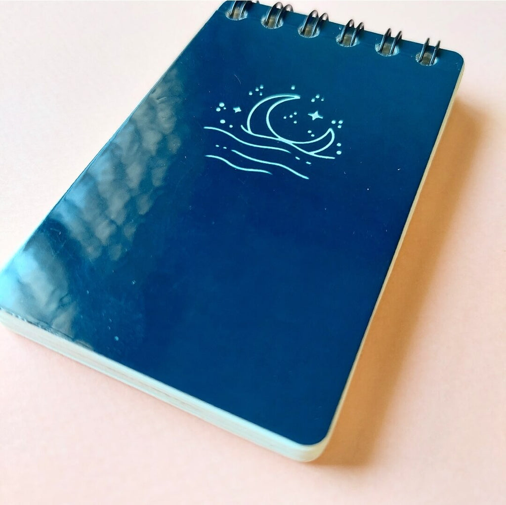 Moon Minimalistic Mini Notepad