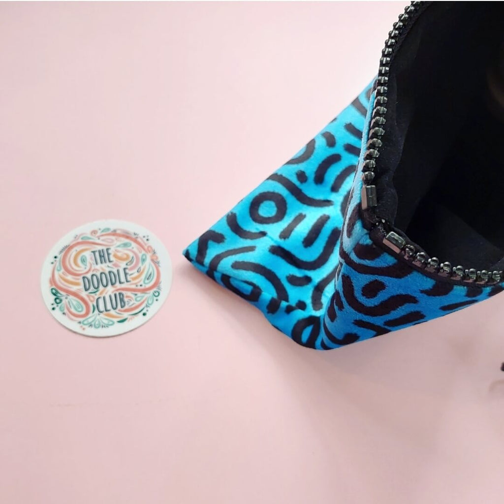 Blue Moon Zipper Pouch