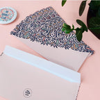 Boho Leaves Multipurpose Pink Envelopes