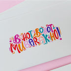Bohot Bohot Mubarak Ho - Off White Rainbow Envelopes