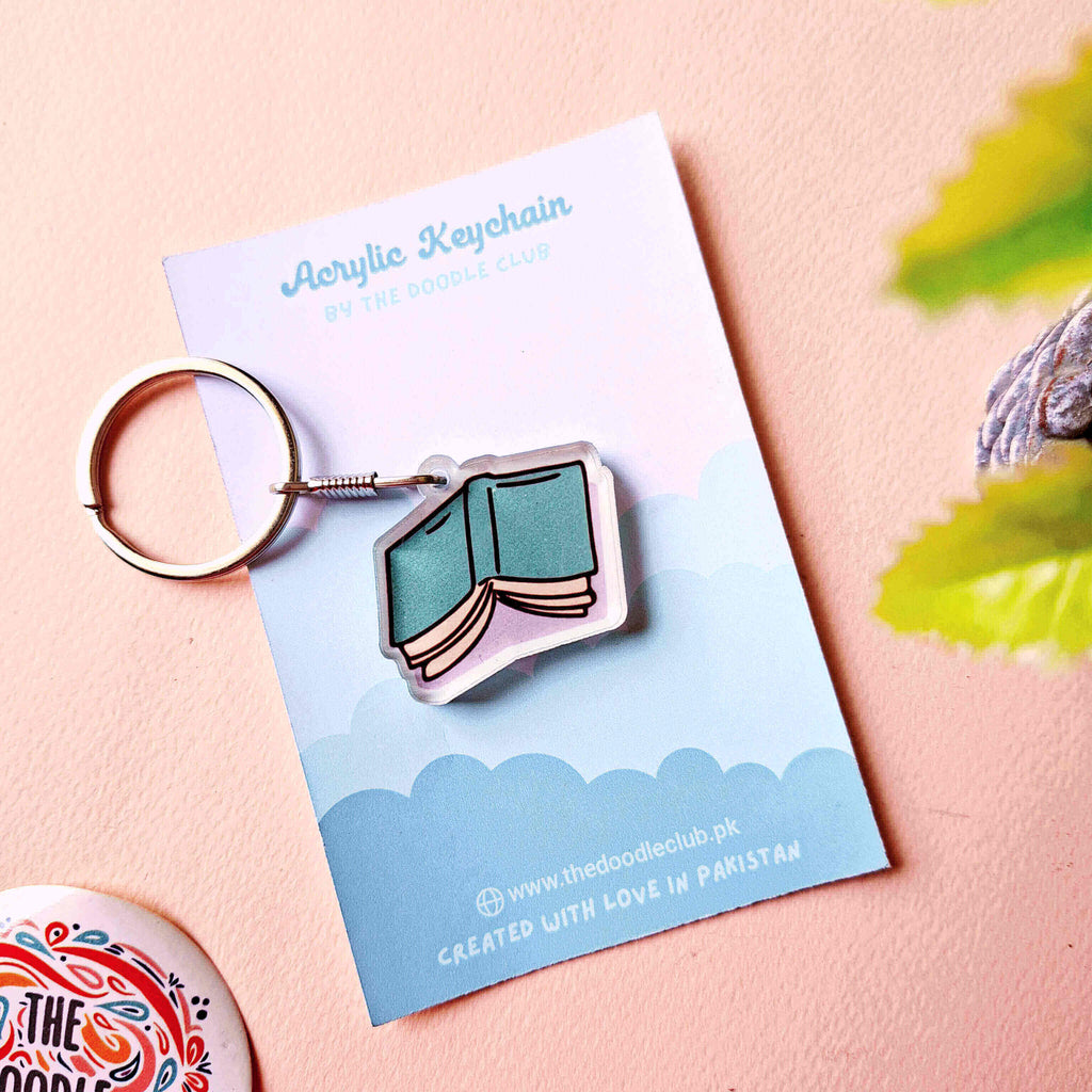 Bookish Acrylic Keychain