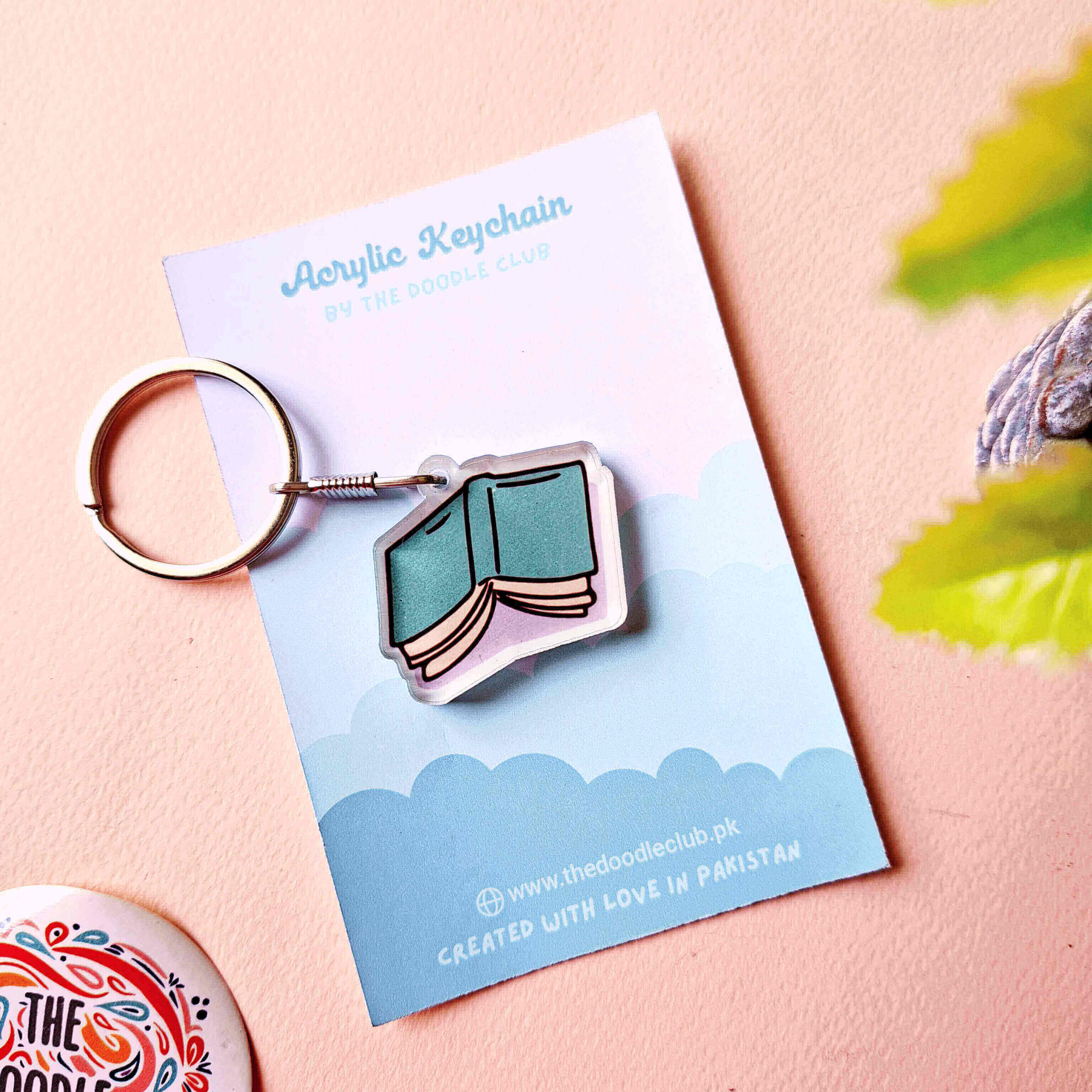 Bookish Acrylic Keychain