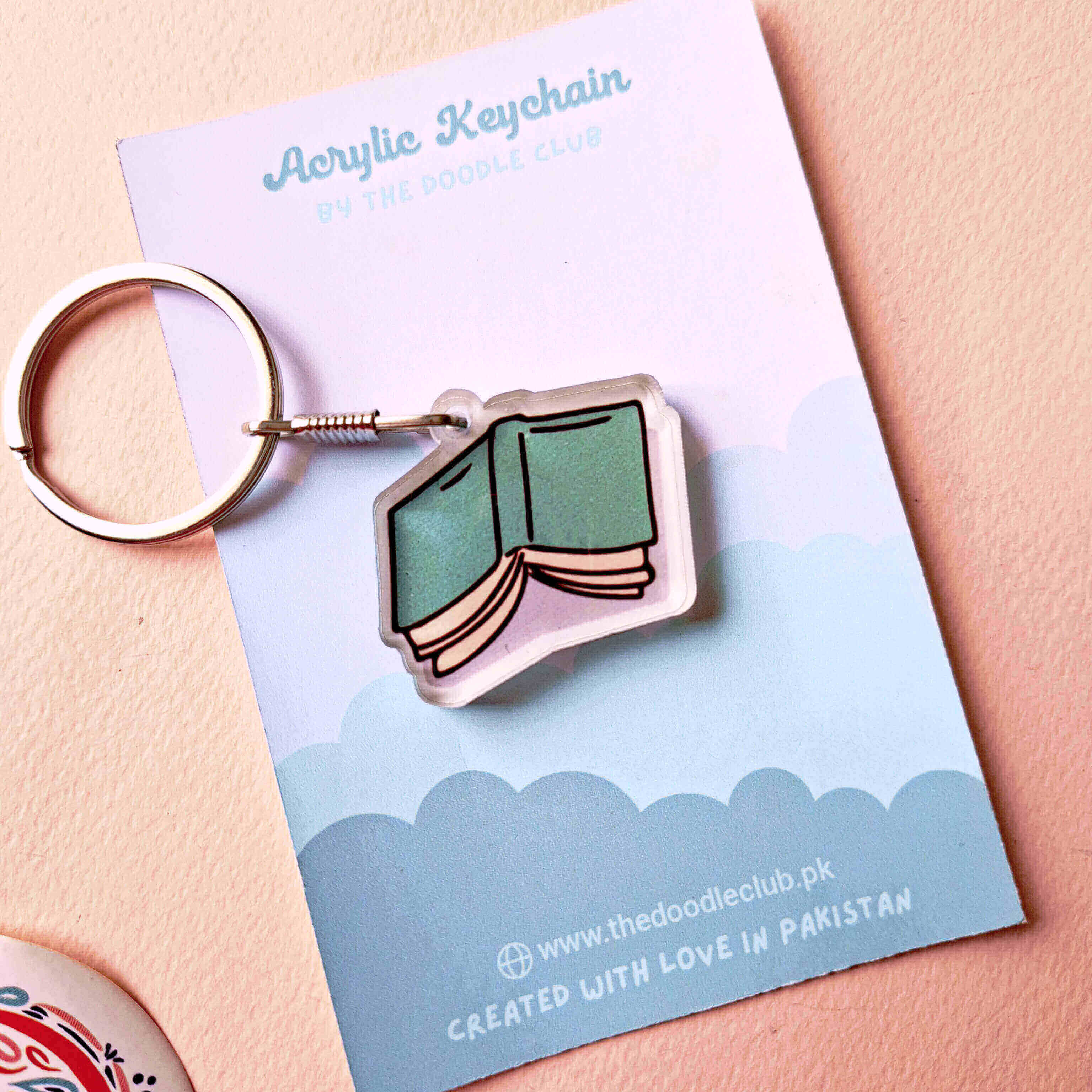 Bookish Acrylic Keychain