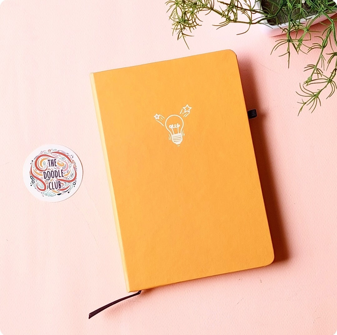 Minimalistic Bright Ideas - Yellow Journal