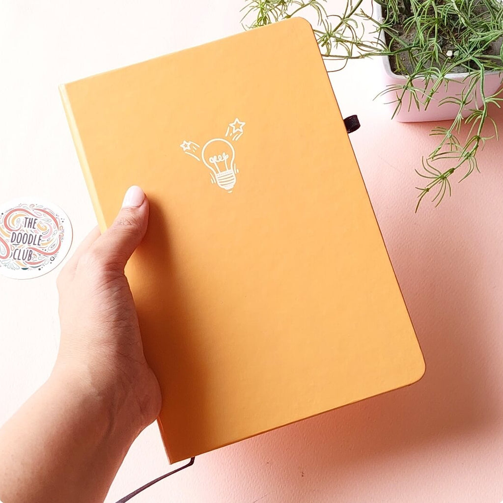 Minimalistic Bright Ideas - Yellow Journal