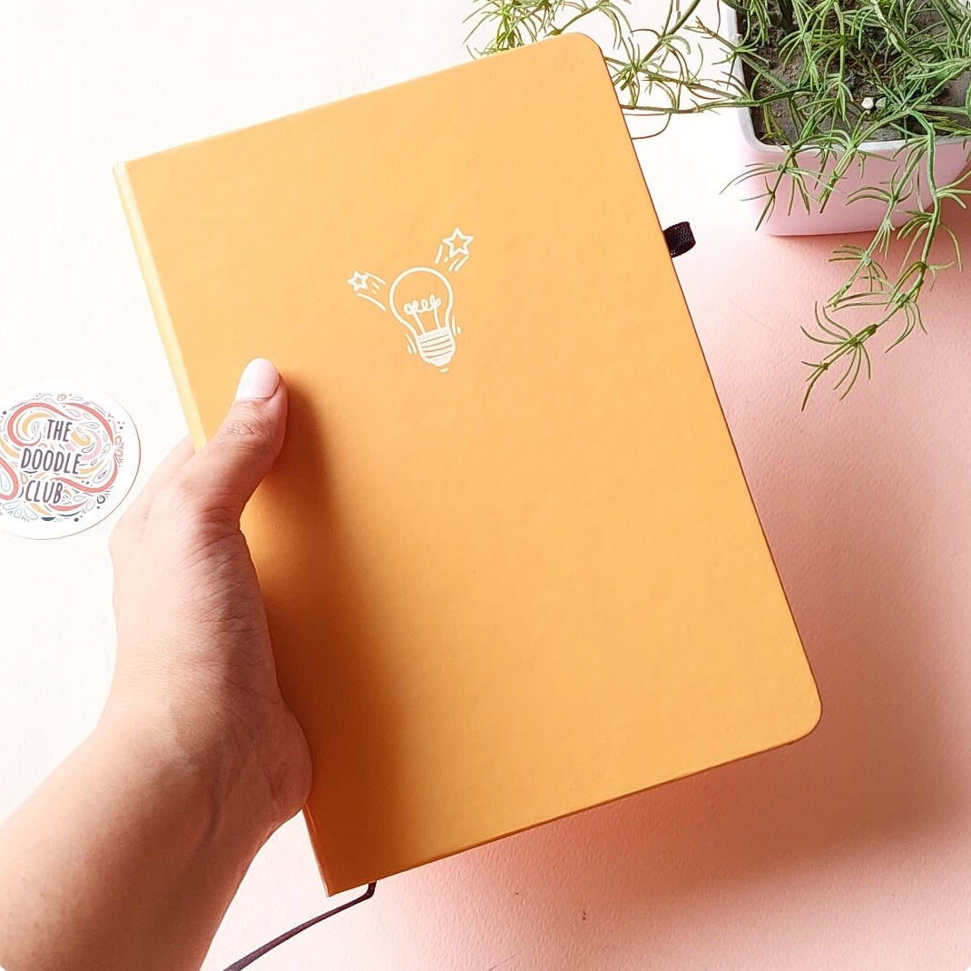 Minimalistic Bright Ideas - Yellow Journal