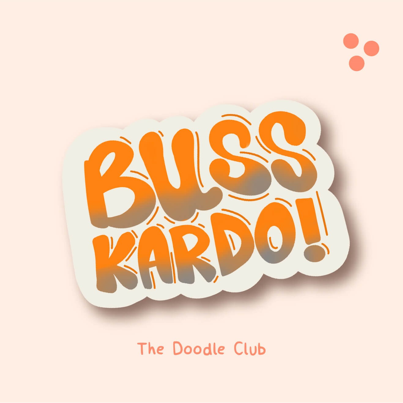 Buss Kardo Sticker