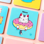Donut Kitty Acrylic Coaster