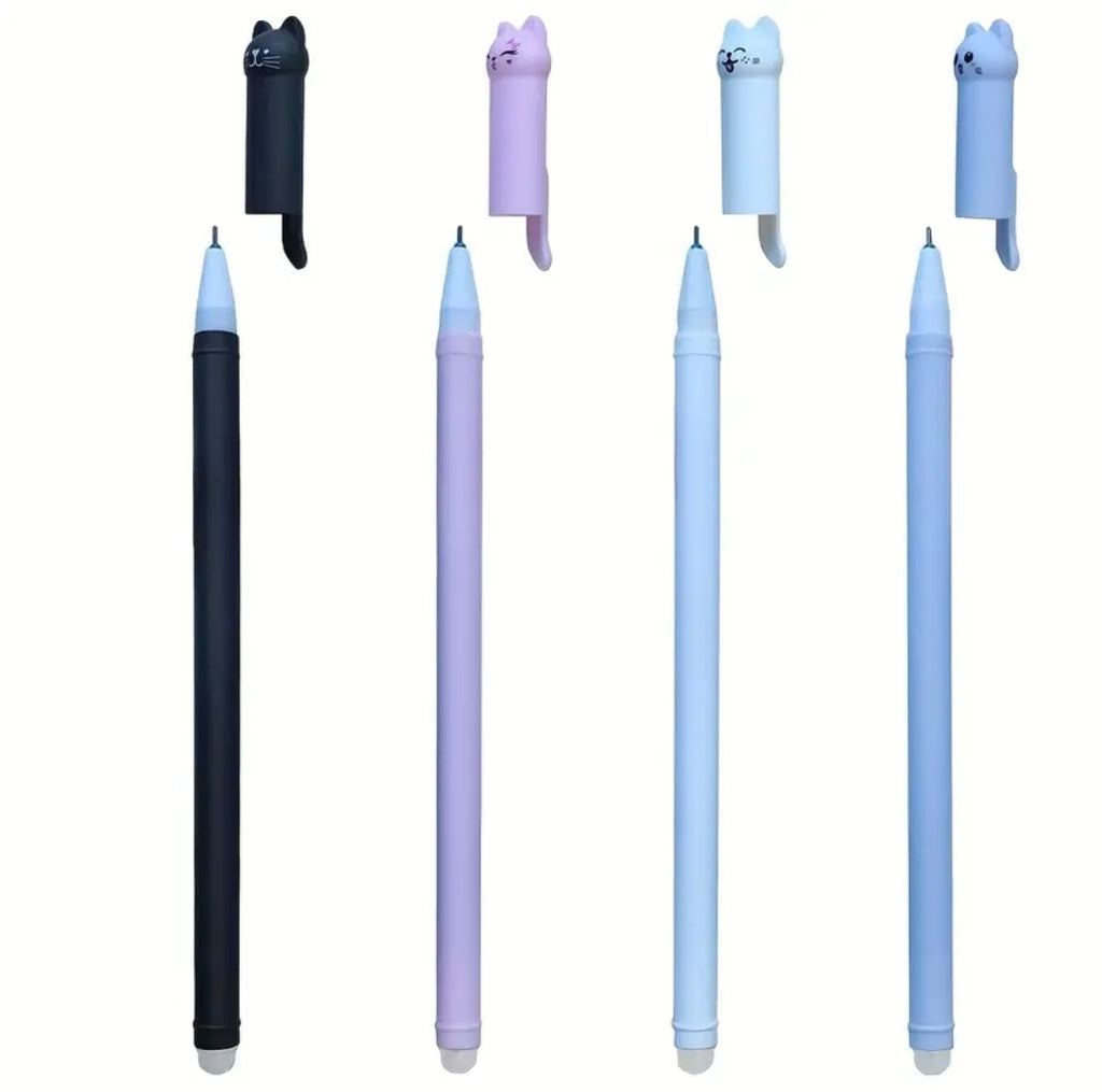 Cute Cat - Erasable Black Ink Pens