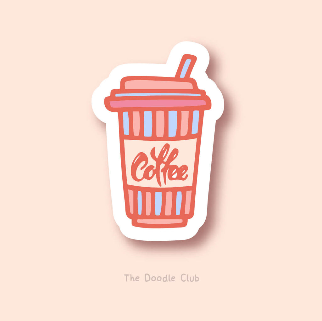 Coffee Sipper Sticker