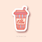 Coffee Sipper Sticker