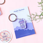 Coffee Sipper Acrylic Keychain