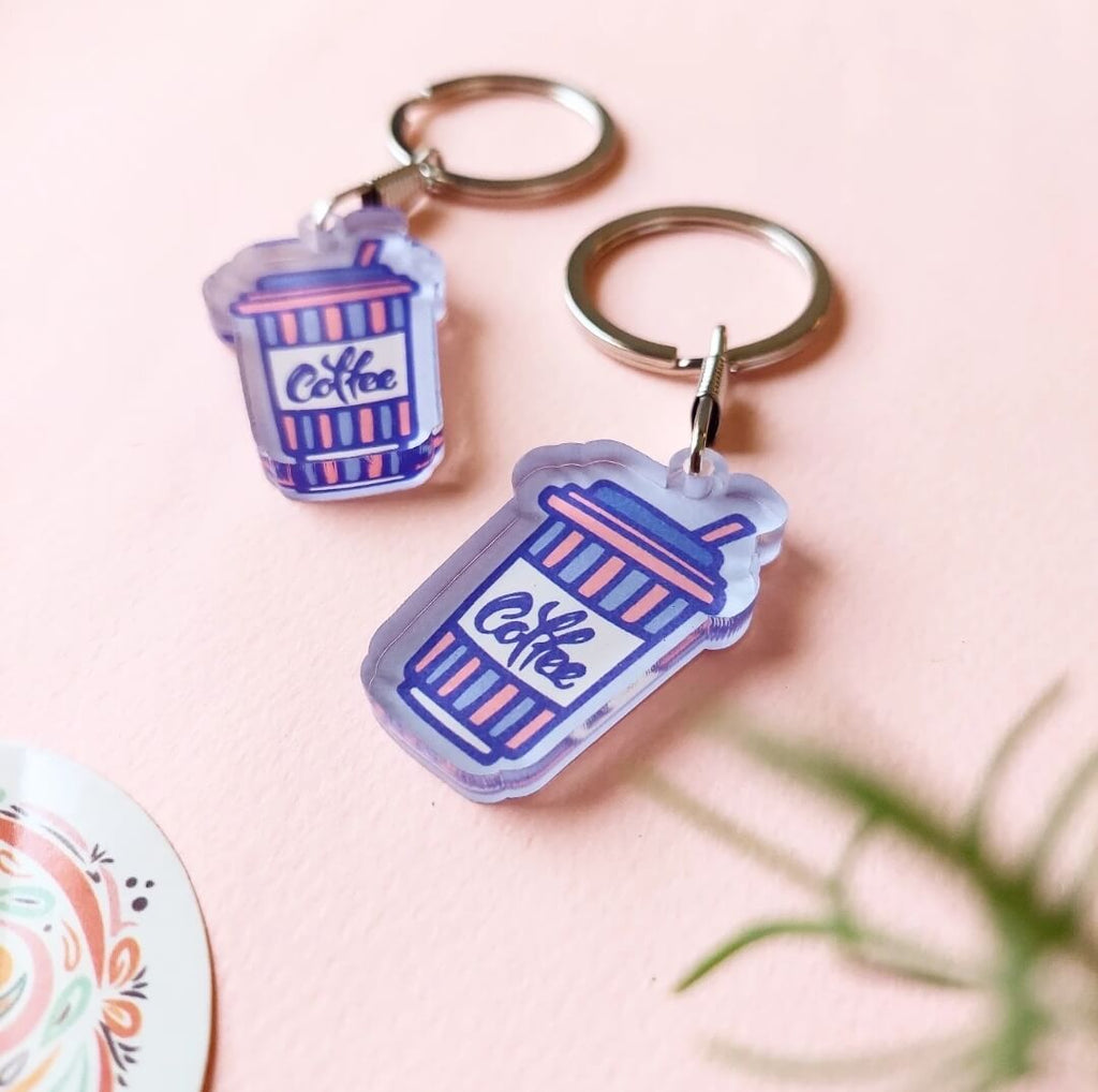Set of 2 Selfcare Acrylic Keychain