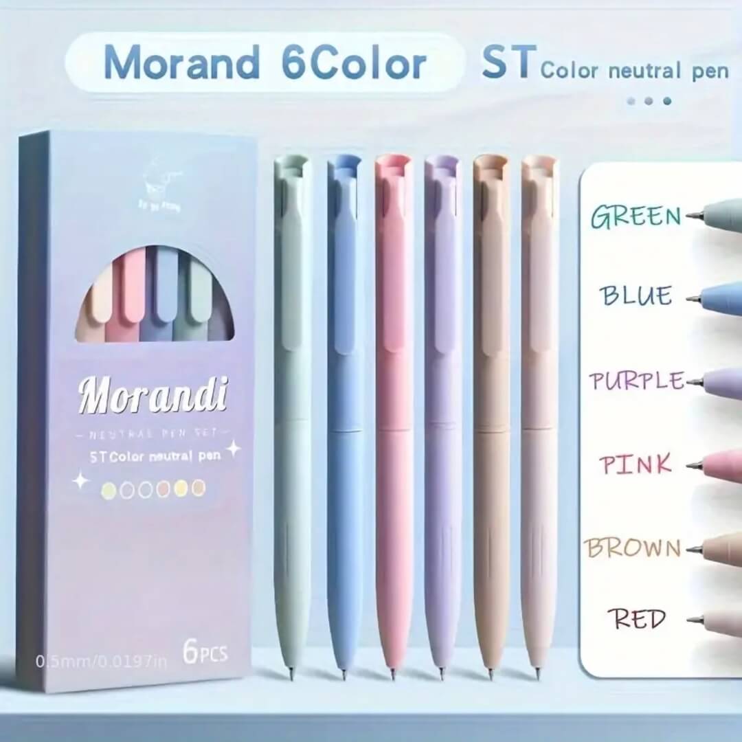 Colored Ink Morandi Gel Pen
