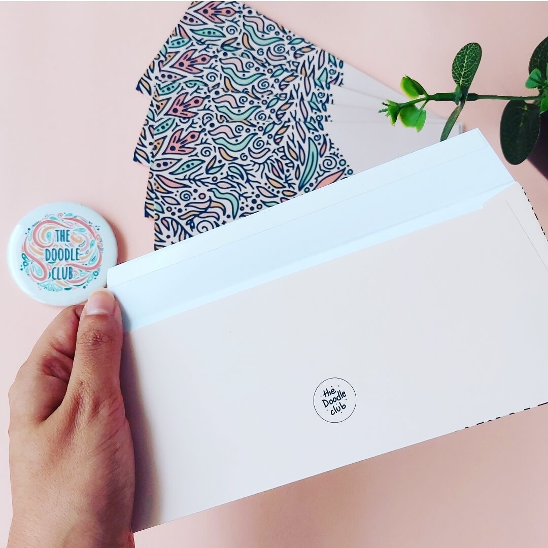 Boho Leaves Congratulations Pointed Envelopes