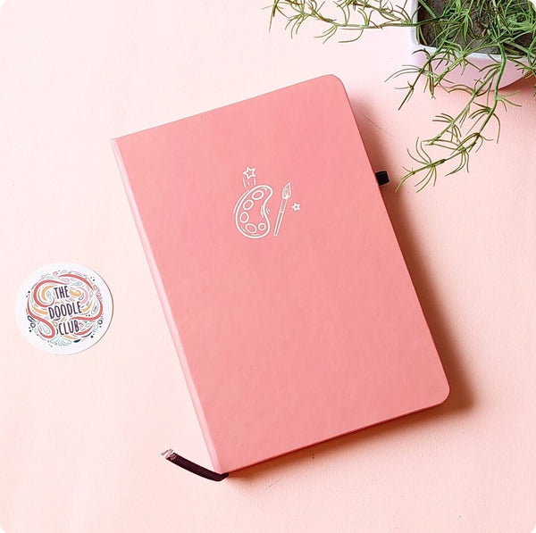 Minimalistic Coral Art Pallete Journal