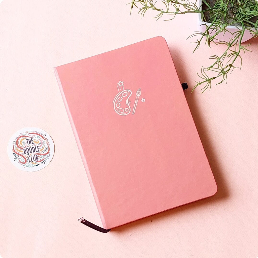 Minimalistic Coral Art Pallete Journal