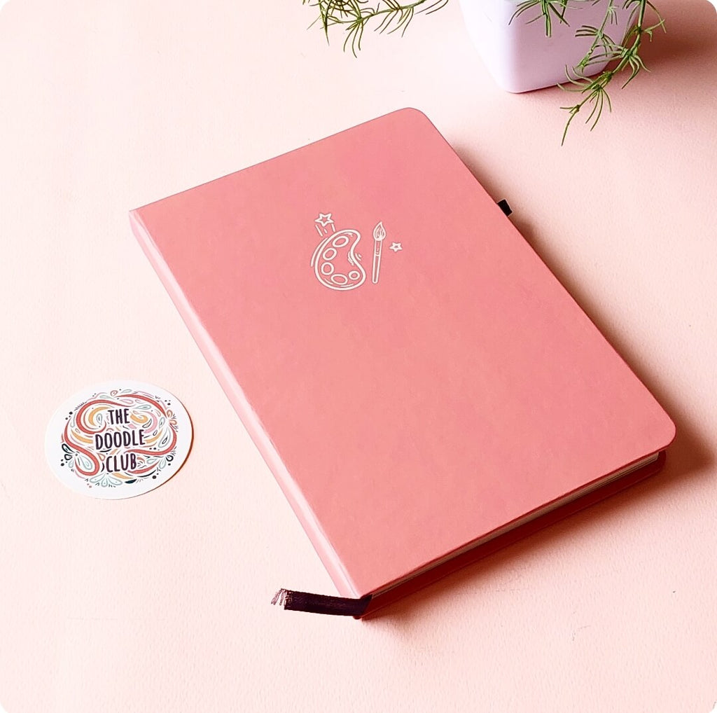 Minimalistic Coral Art Pallete Journal