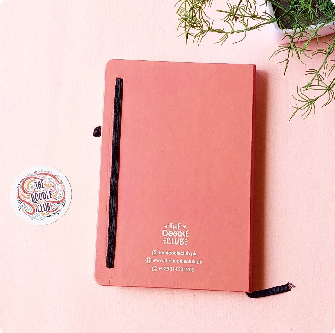Minimalistic Coral Art Pallete Journal