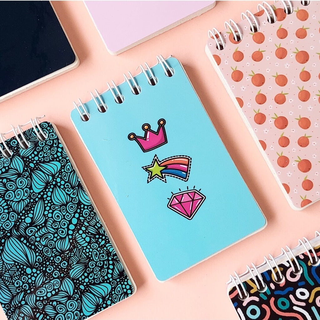 Turquoise Crown Mini Notepad