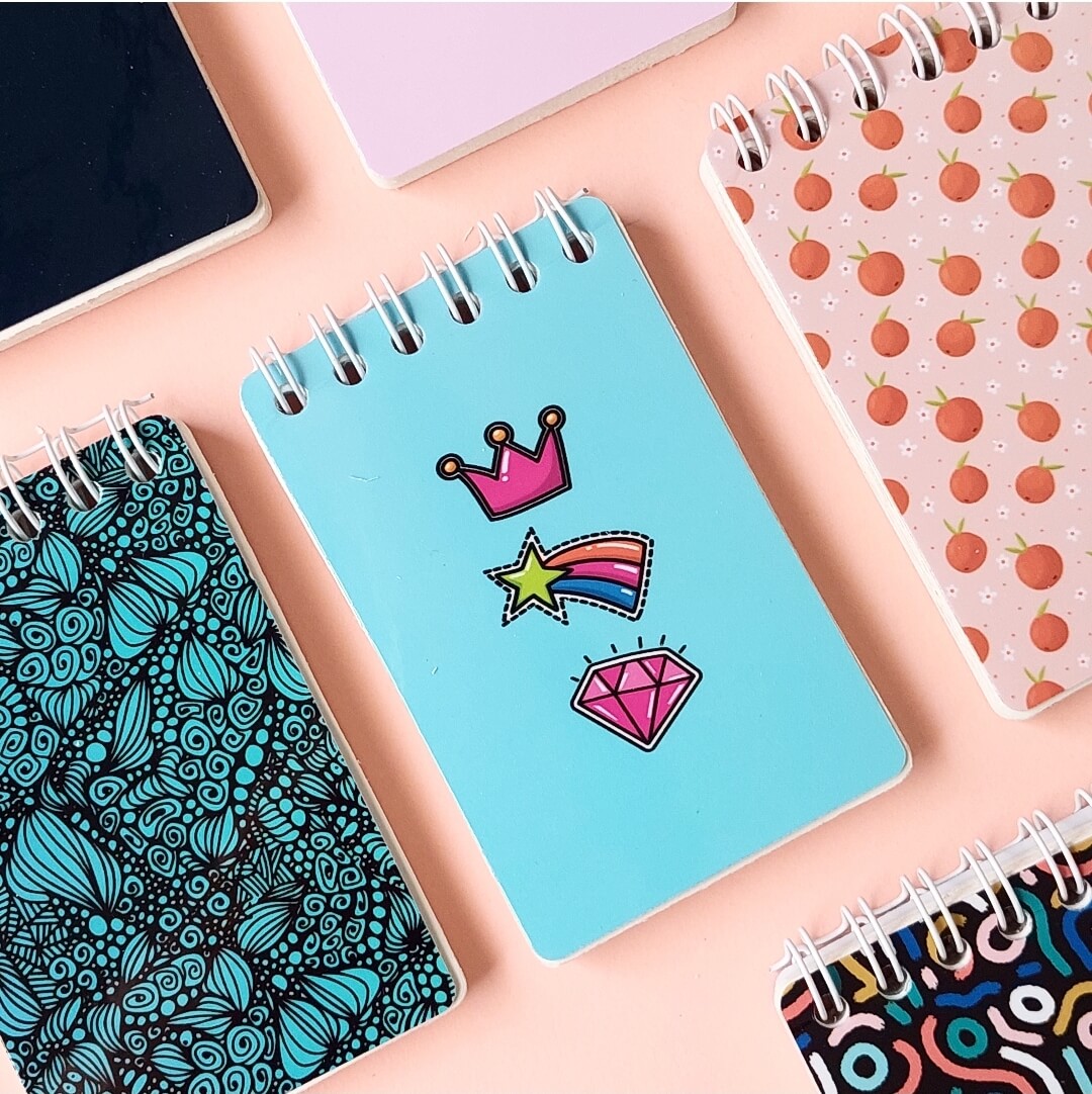 Turquoise Crown Mini Notepad