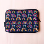 Rainbow Stars Dark Laptop Sleeve