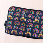 Rainbow Stars Dark Laptop Sleeve