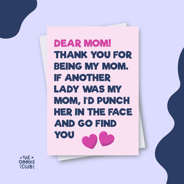 Dear Mom Card