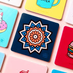 Deep Sea Mandala Acrylic Coaster