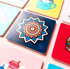 Deep Sea Mandala Acrylic Coaster