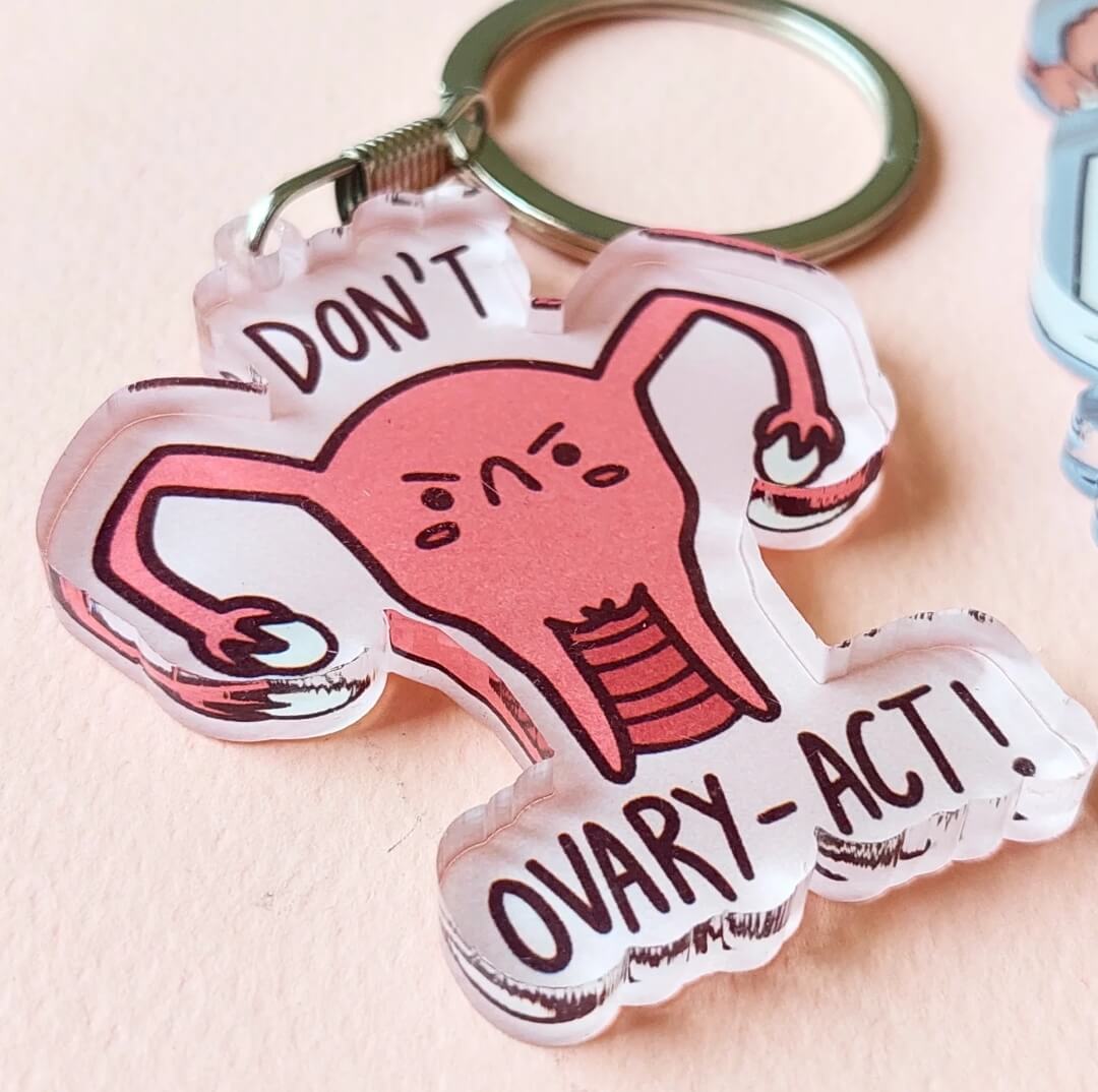 Set of 3 Medical Themed Acrylic Keychains