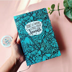 Don't let anyone dull your sparkle - Blue Gradient Journal