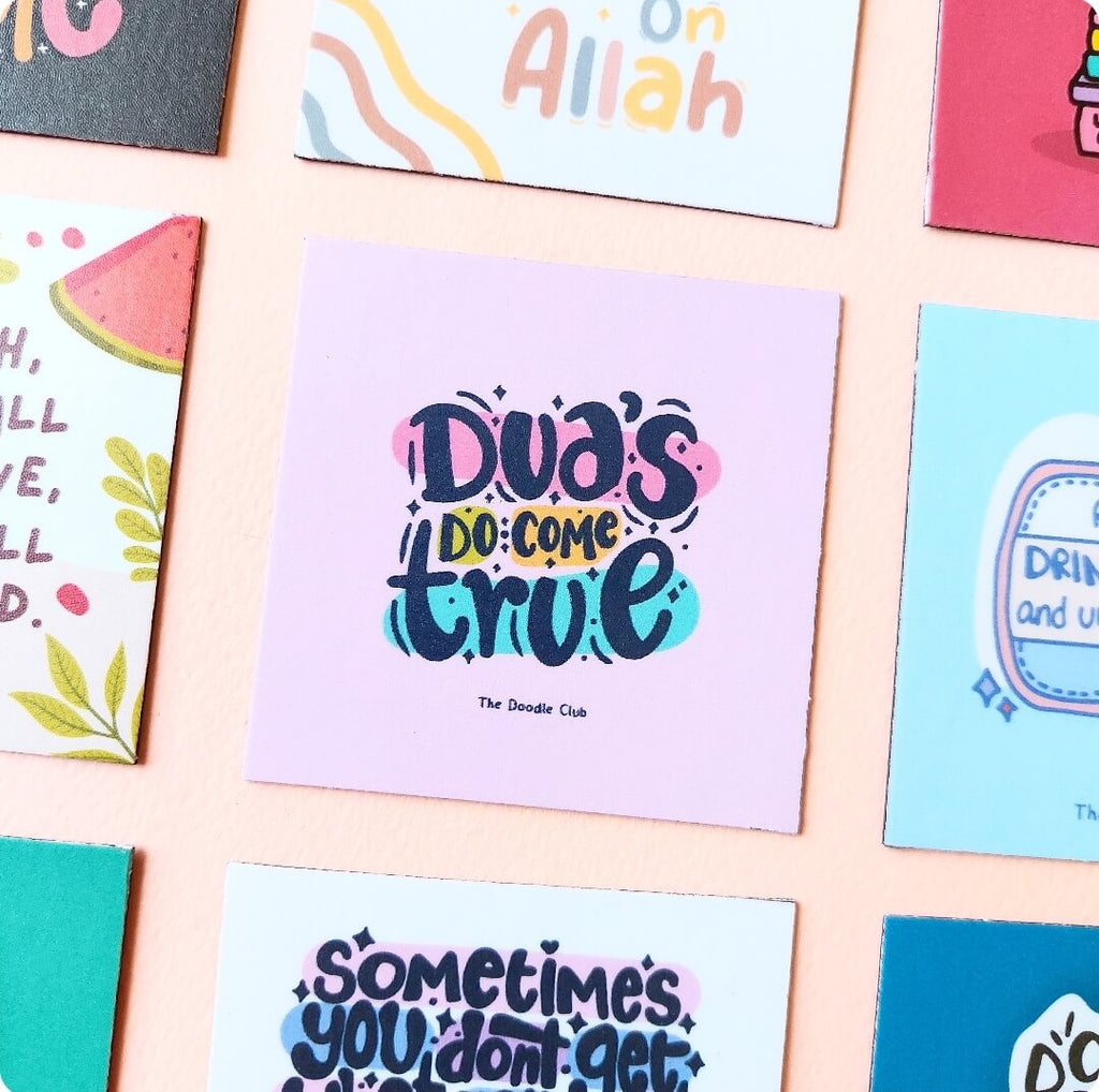 Duas do Come True - Pink Fridge Magnet