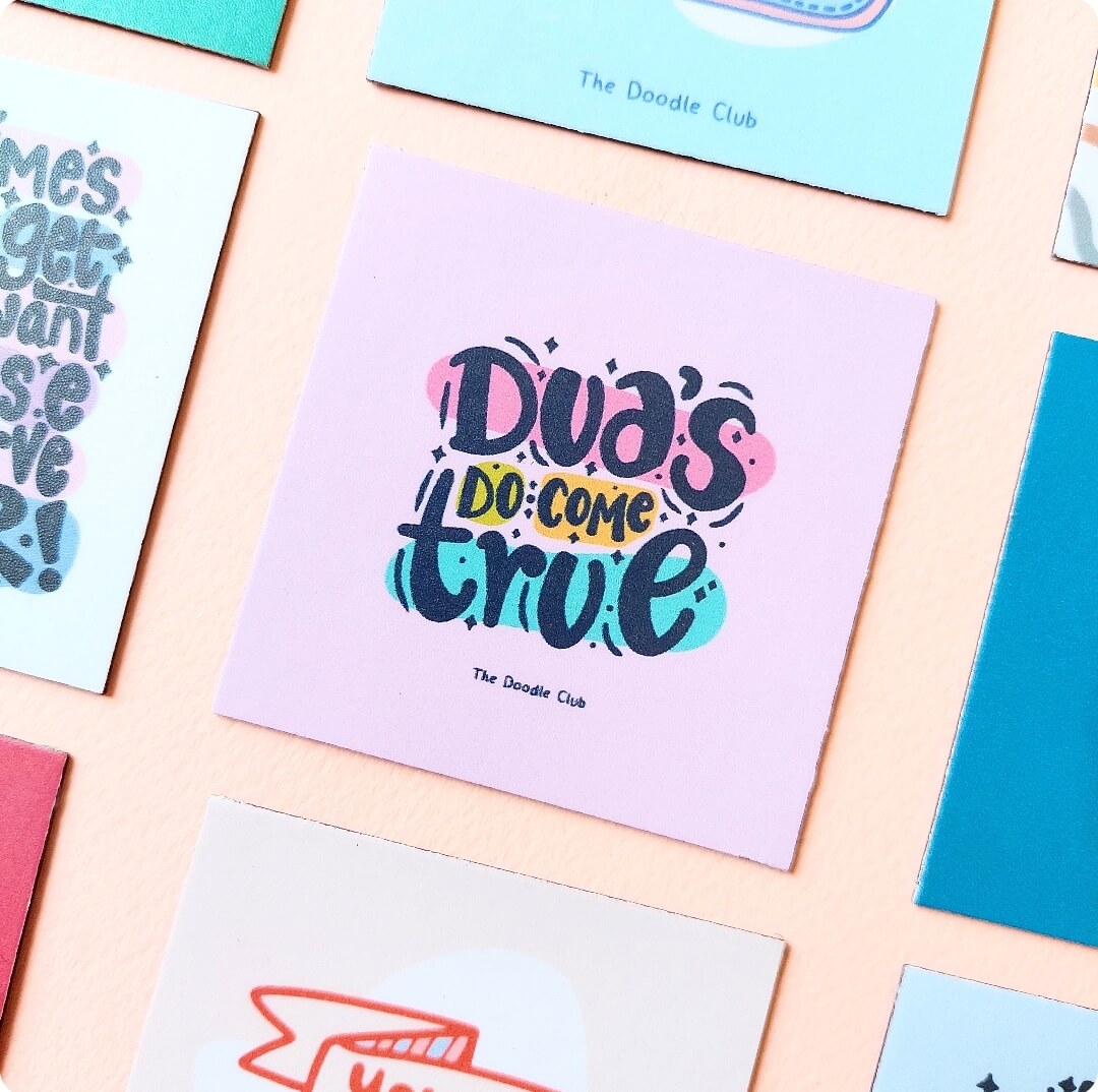 Duas do Come True - Pink Fridge Magnet