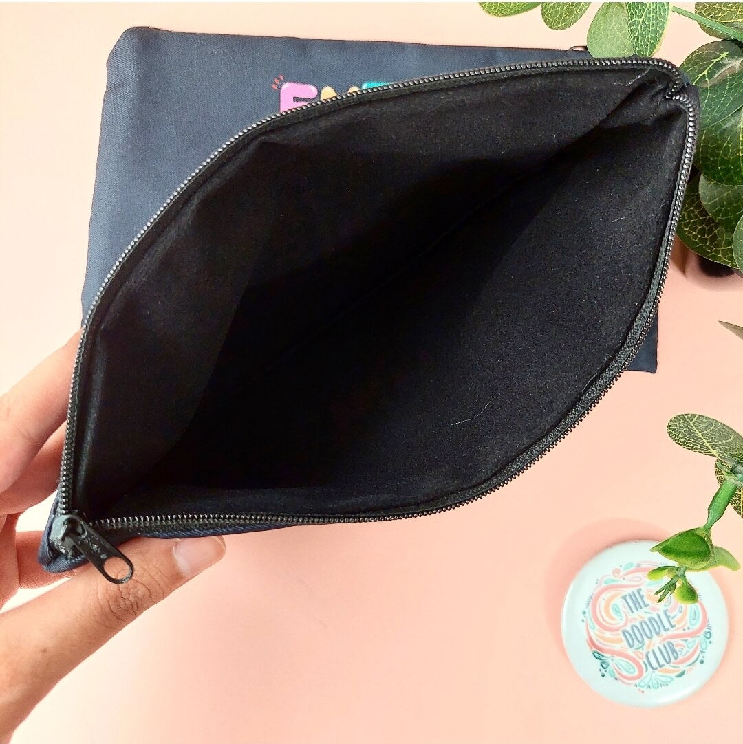 Enjoy the little things Pouch Plum