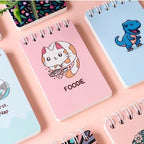 Cat Foodie Pink Mini Notepad